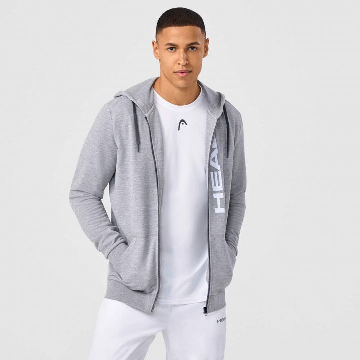 Head Club Original Hoodie FZ Men Grey